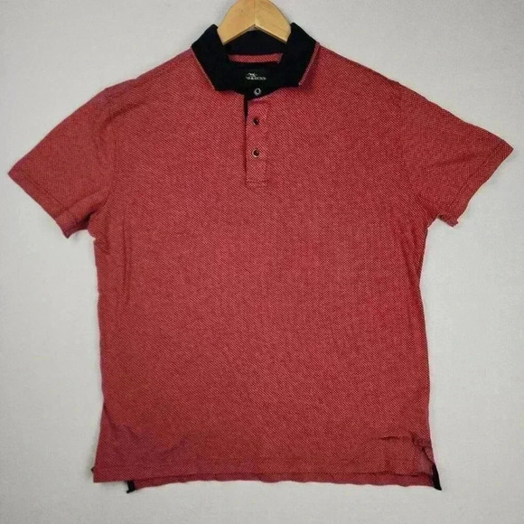 Rodd &‎ Gunn Mens Polo Shirt Short Sleeve XL Garnet Sport Fit Golf Casual READ - Picture 1 of 16